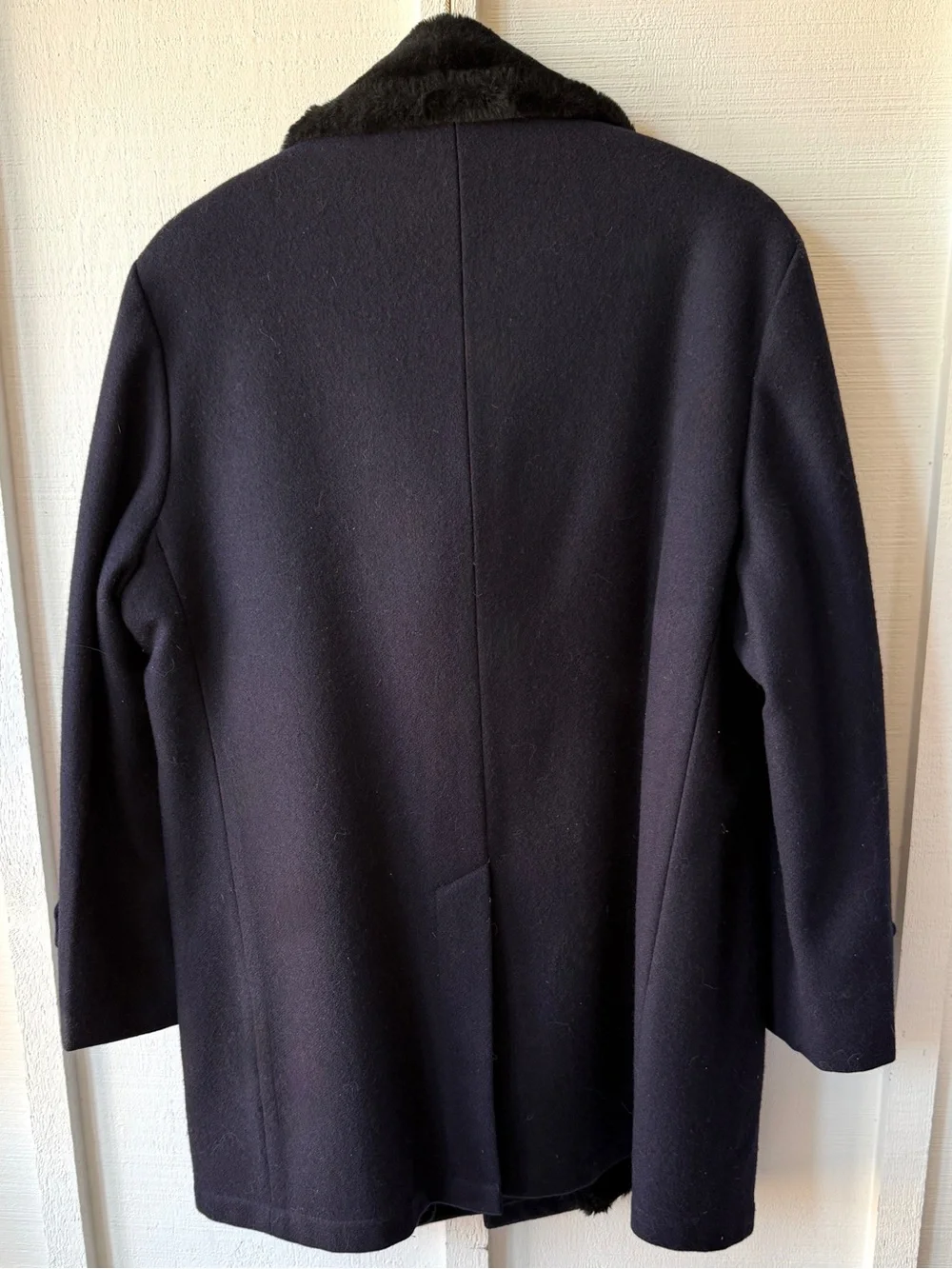 VTG 1960s - 70s Stern Brothers by Casualcraft Wool Car Coat | Deep Navy | 42R